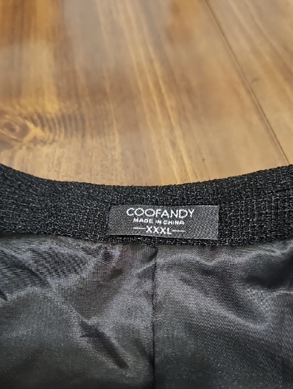 Coofandy Classic Black Single-Button Notch Blazer